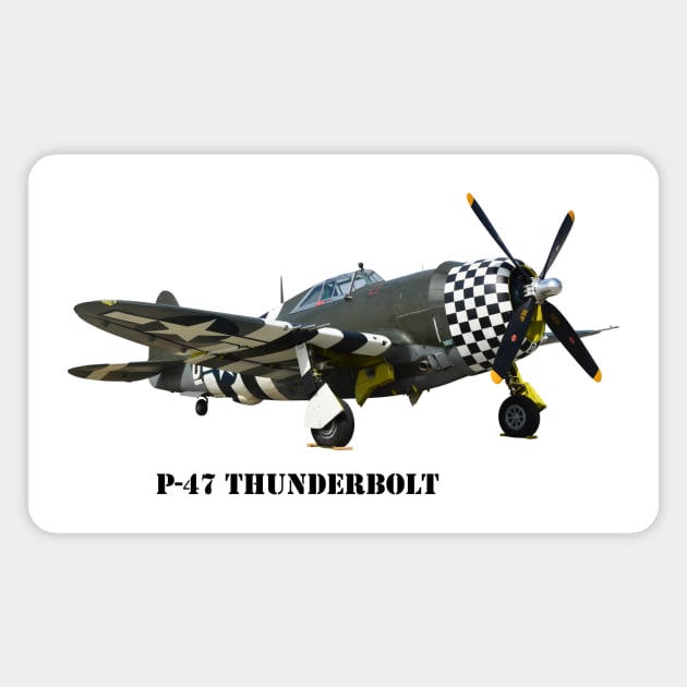 Thunderbolt (front print) Magnet by Doc Dakota's Trading Post